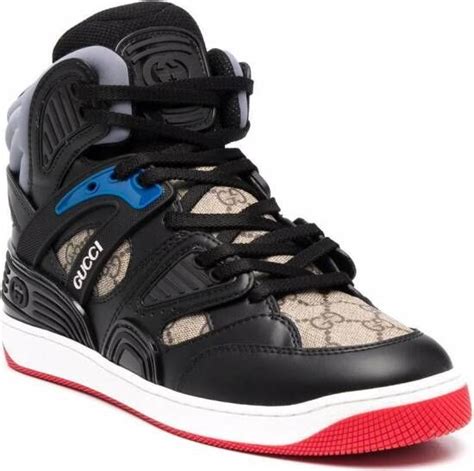 baskets gucci femme|Gucci basket high top sneakers.